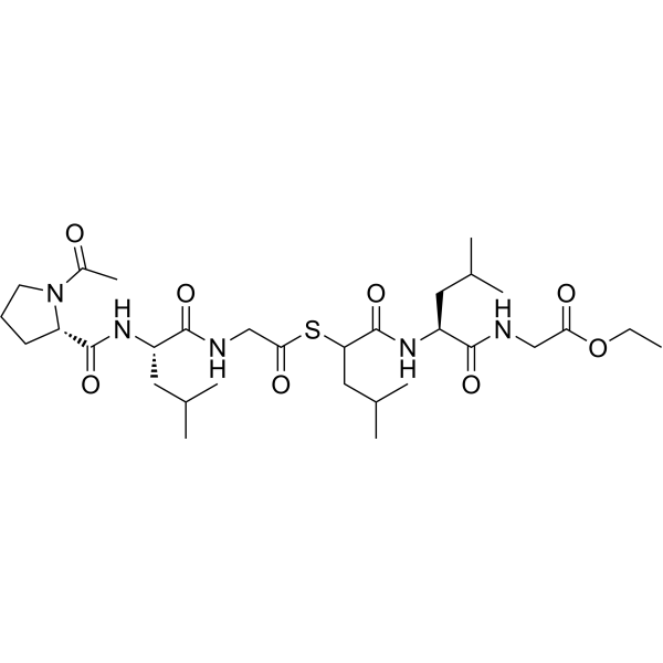 Ac-Pro-Leu-Gly-[(S)-2-mercapto-4-methyl-pentanoyl]-Leu-Gly-OEt 98992-65-5